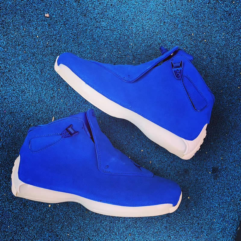 air jordan 18 toro racer blue suede aa2494-401 release date 2018 pics