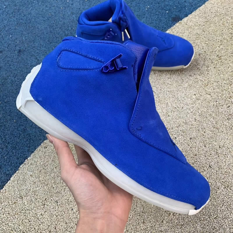 air jordan 18 toro racer blue suede aa2494-401 release date 2018 pics