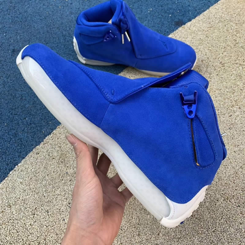 air jordan 18 toro racer blue suede aa2494-401 release date 2018 pics