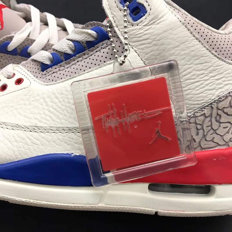 Air Jordan 3 'International Flight' / Charity Game / 'USA' Aka 136064-140 Side Tag Image