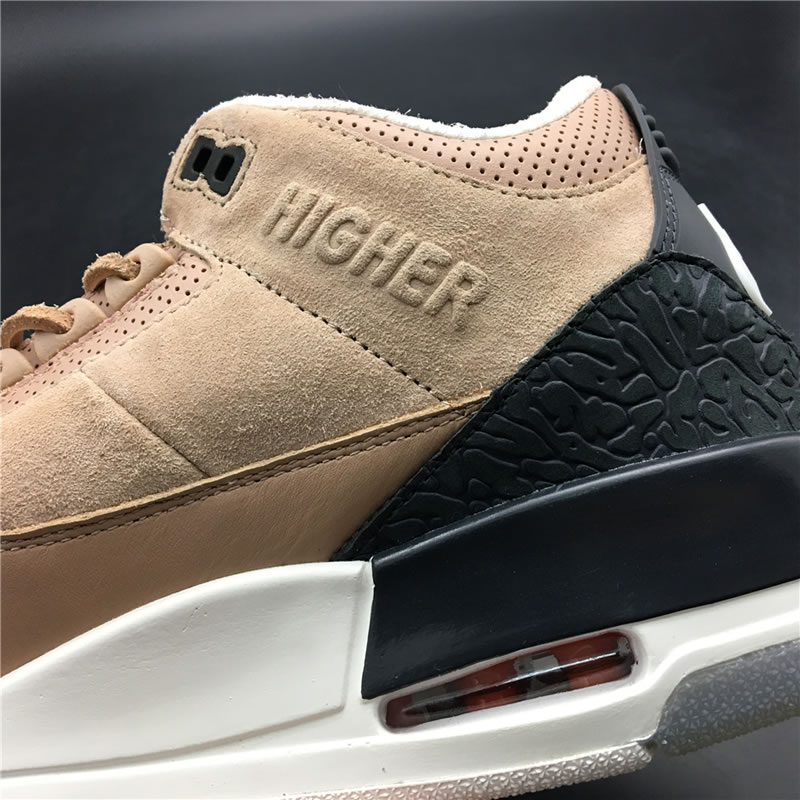 Justin Timberlakes Air Jordan 3 JTH NRG Bio Beige Suede AV6683 200 Detail Image 4