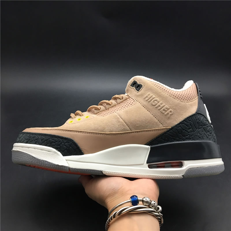 Justin Timberlakes Air Jordan 3 JTH NRG Bio Beige Suede AV6683 200 In Hand Right-Side site