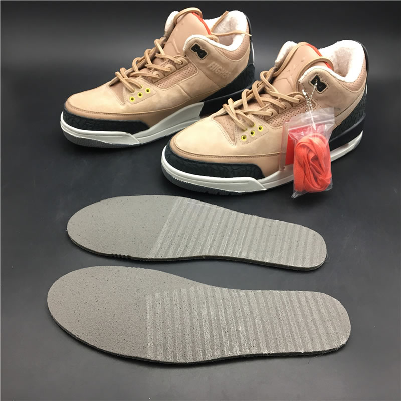 Justin Timberlakes Air Jordan 3 JTH NRG Bio Beige Suede AV6683 200 In-Sole