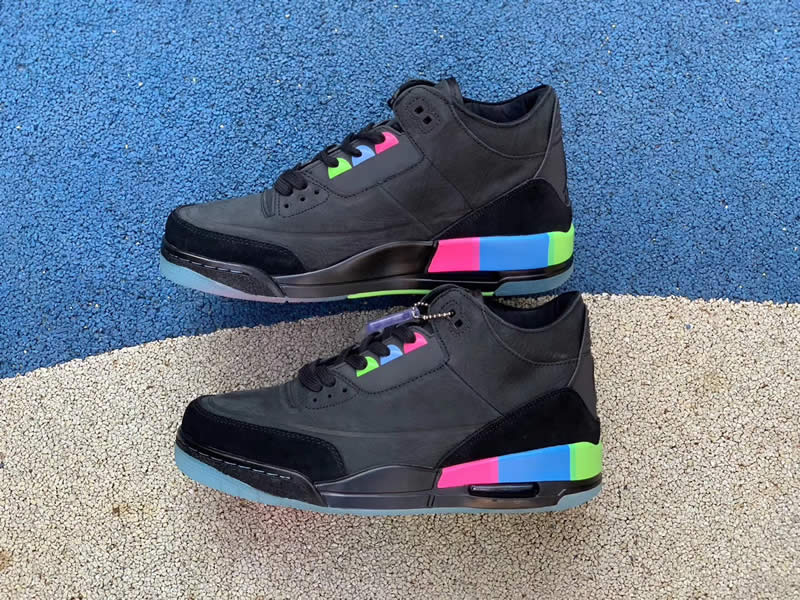 air jordan 3 quai 54 gs mens for sale on feet release at9195-001 pics