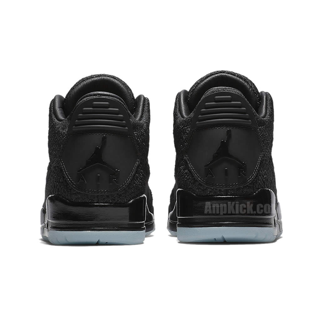 Air Jordan 3 Retro Flykit Black Glow On Feet For Sale AQ1005-001