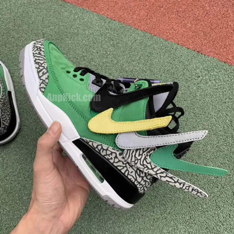 Air Jordan 3 Retro Tinker 'Oregon Ducks' PE Shoes AJ3-867493