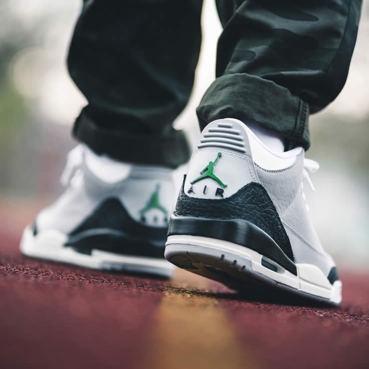 Air Jordan 3 Tinker 'Chlorophyll / Air Trainer 1' On Feet 136064-006