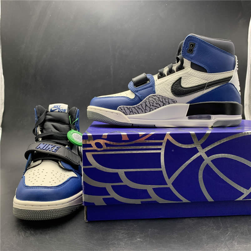 ir Jordan Legacy 312 x Just Don 'Storm Blue' For Sale AQ4160-104 Pics