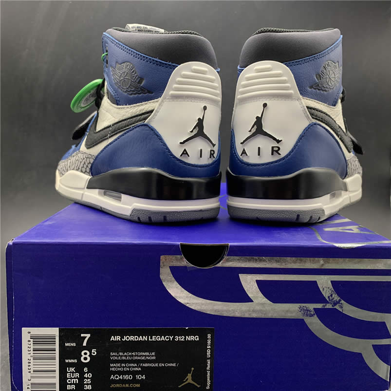 ir Jordan Legacy 312 x Just Don 'Storm Blue' For Sale AQ4160-104 Pics