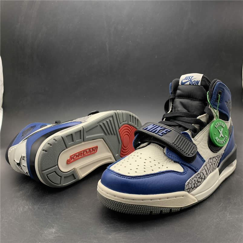 ir Jordan Legacy 312 x Just Don 'Storm Blue' For Sale AQ4160-104 Pics