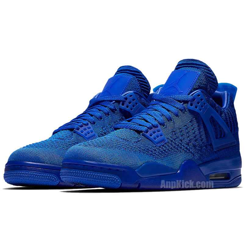 Air Jordan 4 Flyknit Royal Blue 2019 For Sale Aq3559 400 (3) - newkick.app