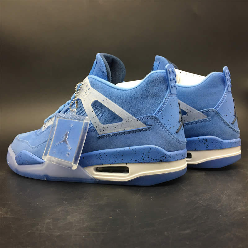 Air Jordan 4 Retro Unc 2019 Pe Sky Blue For Sale Aj4 1032070 (2) - newkick.app