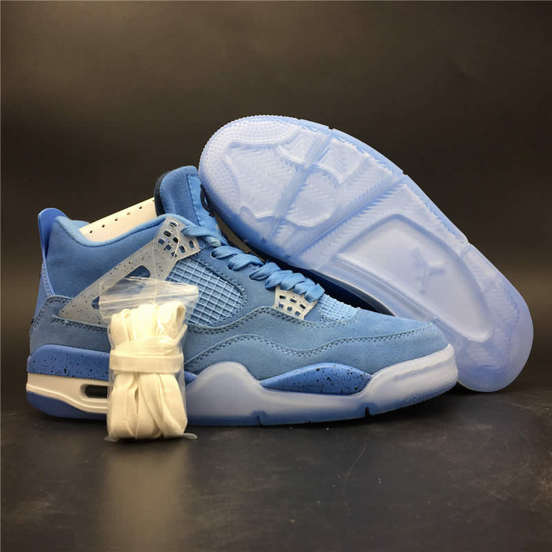 Air Jordan 4 Retro Unc 2019 Pe Sky Blue For Sale Aj4 1032070 (8) - newkick.app