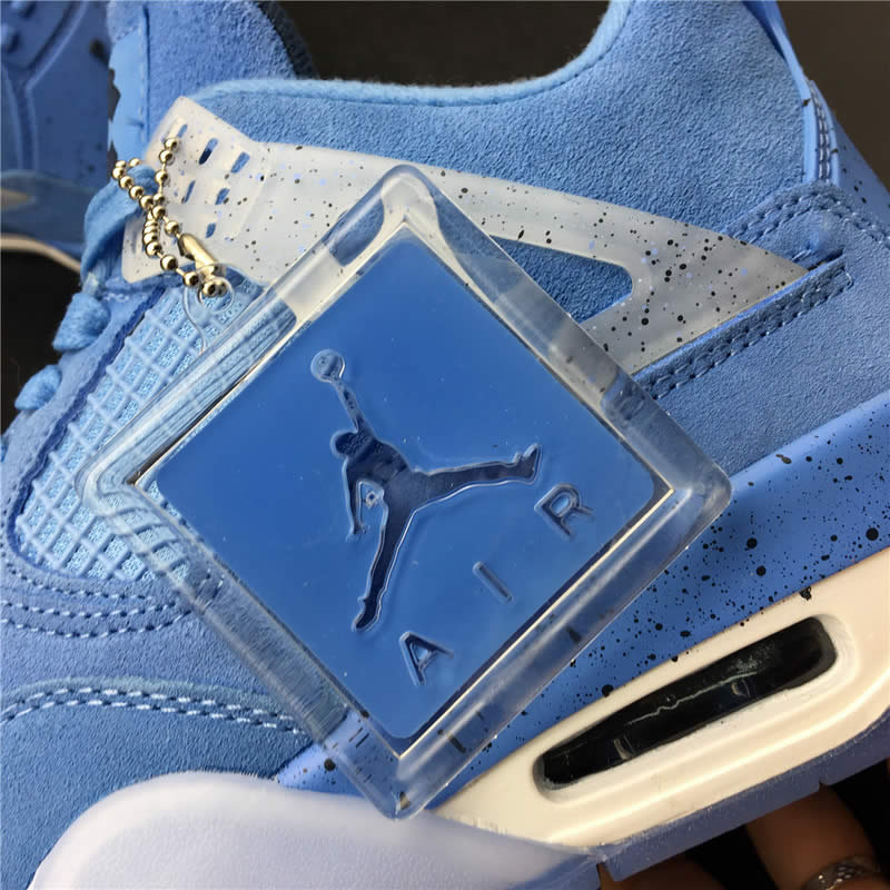 Air Jordan 4 Retro Unc 2019 Pe Sky Blue For Sale Aj4 1032070 (9) - newkick.app