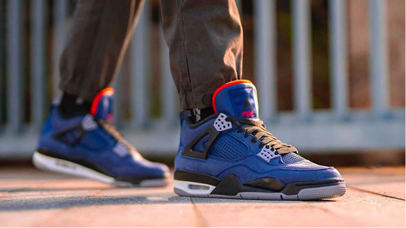 Air Jordan 4 Retro Wntr Royal Blue On Feet Release Date Cq9597 401 (1) - newkick.app