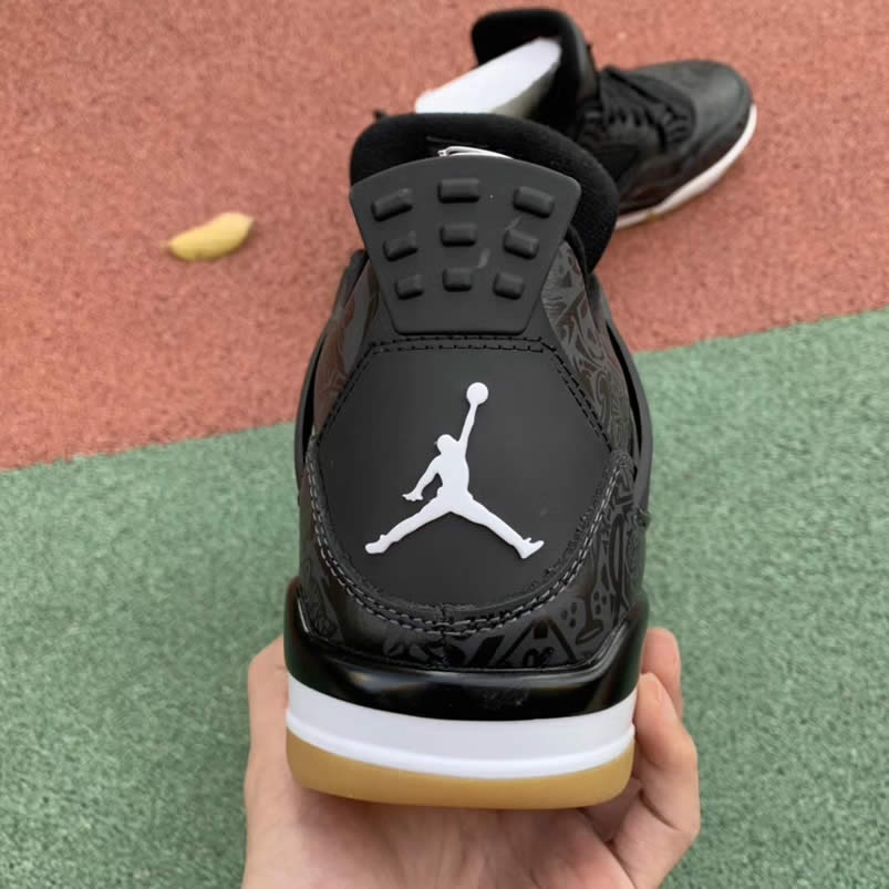 Air Jordan Retro 4 SE Laser 30th Anniversary 'Black Gum' Aj4 Shoes CI1184-001 Pics