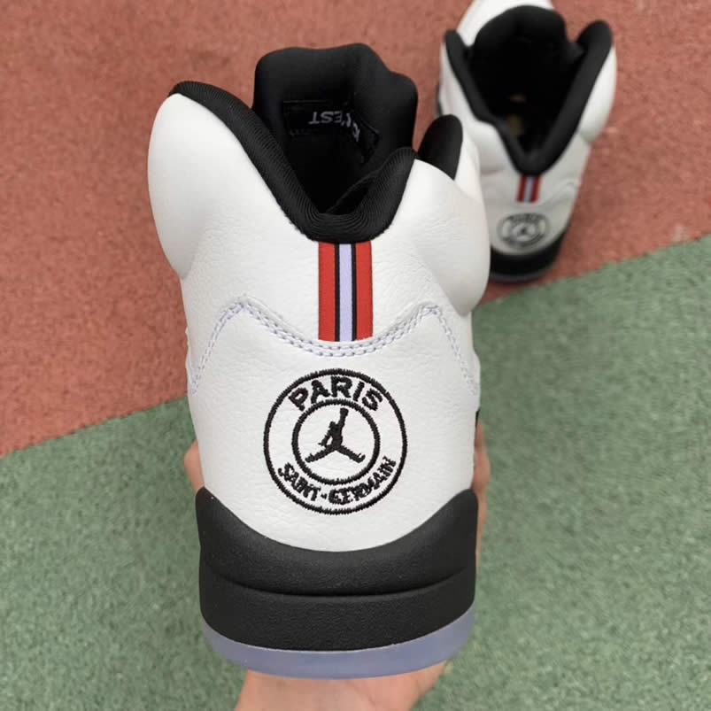 Air Jordan 5 Paris Saint Germain Friends Family Psg White Av9175 101 Detail Pics (8) - newkick.app