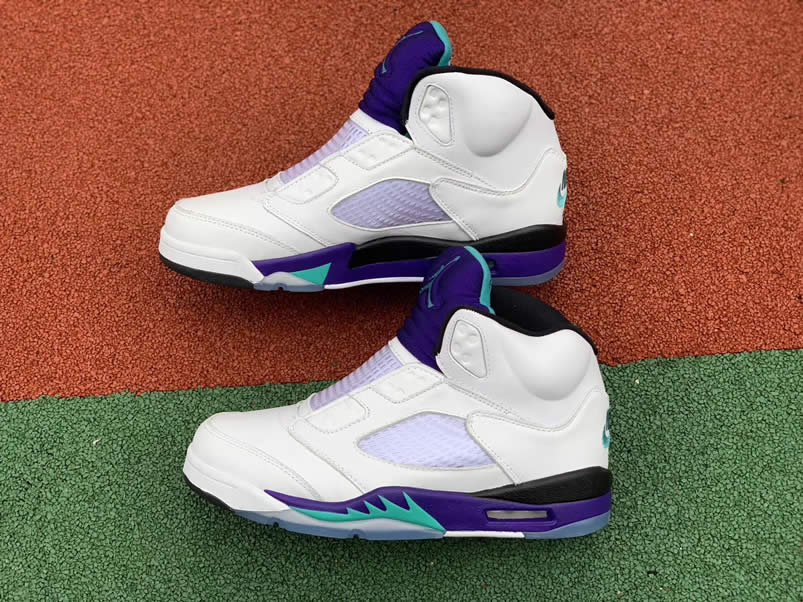 Air Jordan 5 Retro NRG 'Fresh Prince' White Grape AV3919-135 Pics