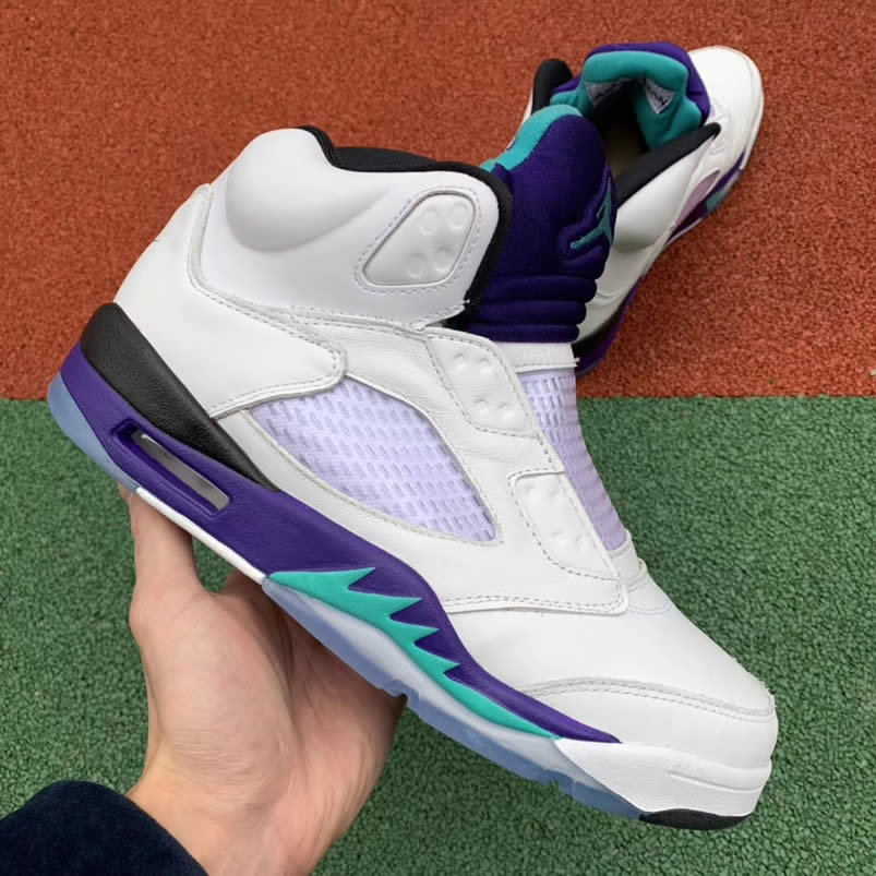 Air Jordan 5 Retro NRG 'Fresh Prince' White Grape AV3919-135 Pics