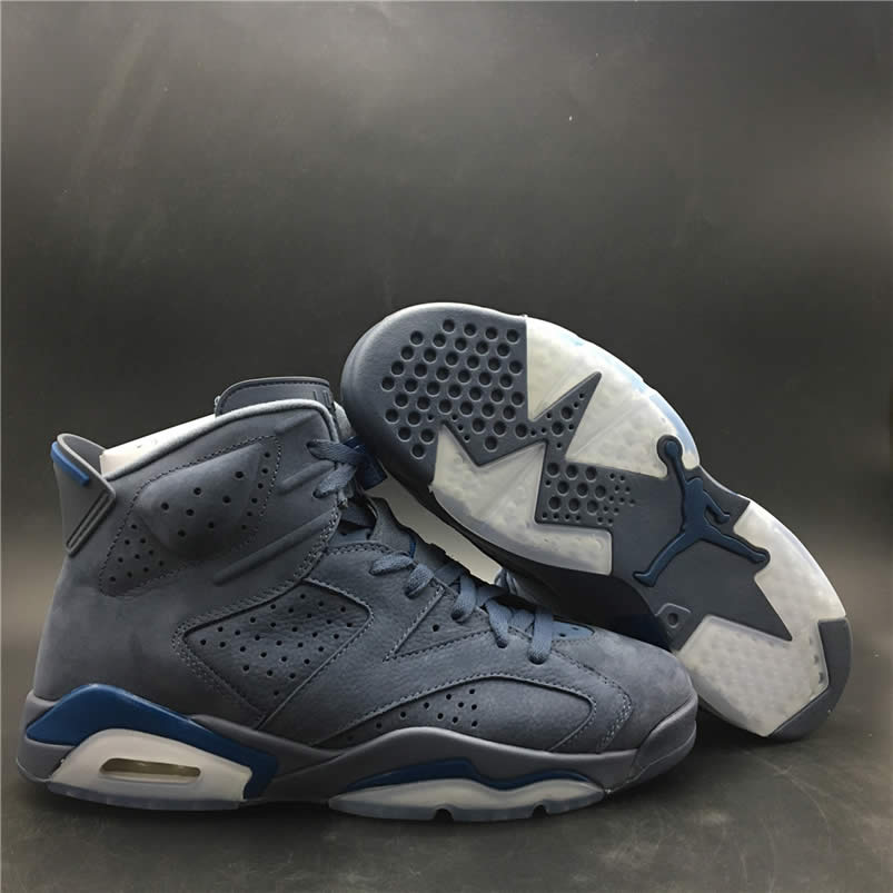 Air Jordan 6 'Jimmy Butler' PE Diffused Blue On Feet 384664-400 Pics