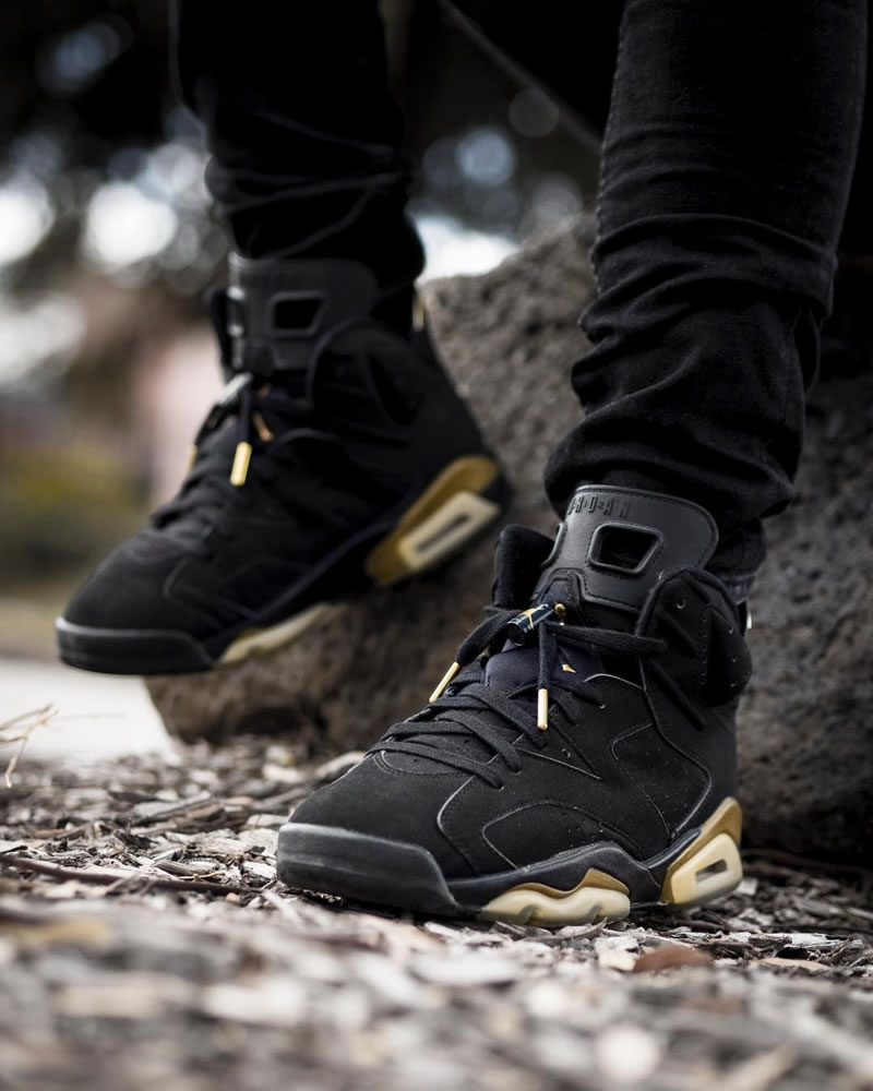 Air Jordan 6 Retro Dmp 2020 Black Gold On Feet Release Date Ct4954 007 (1) - newkick.app