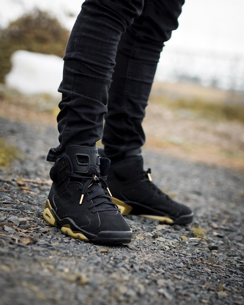 Air Jordan 6 Retro Dmp 2020 Black Gold On Feet Release Date Ct4954 007 (2) - newkick.app