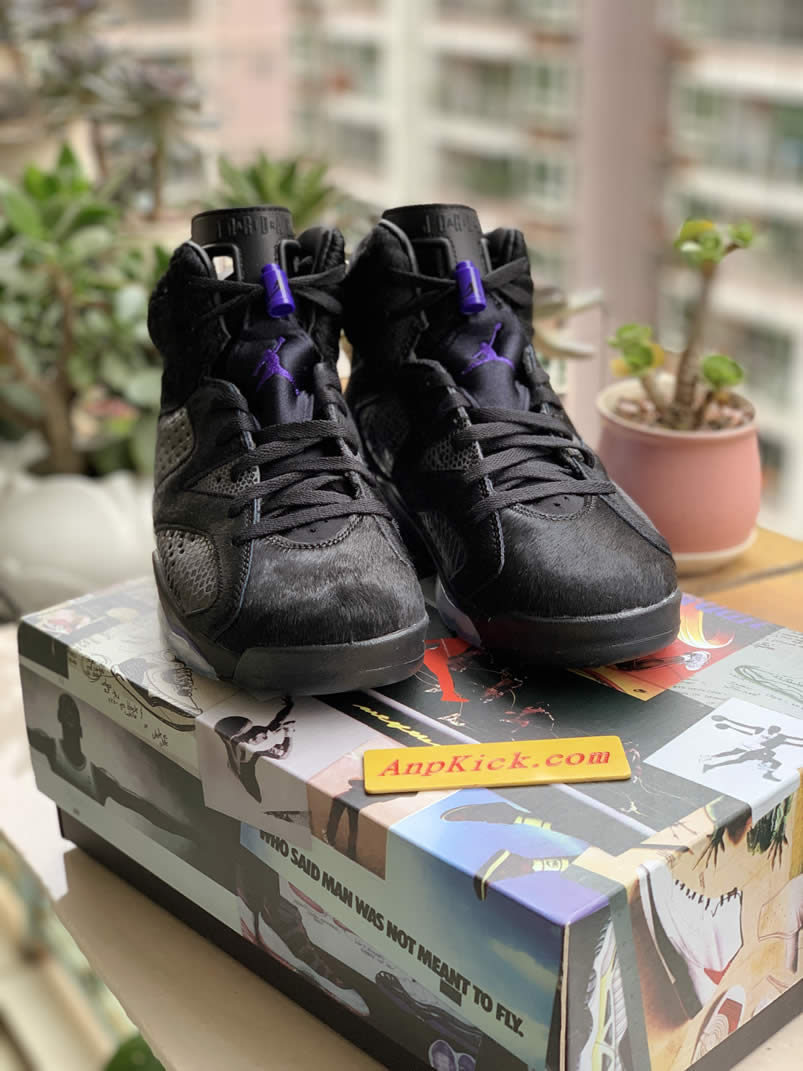 Air Jordan 6 Prm Pony Hair Black Cow Fur Social Status Ar2257 005 (3) - newkick.app