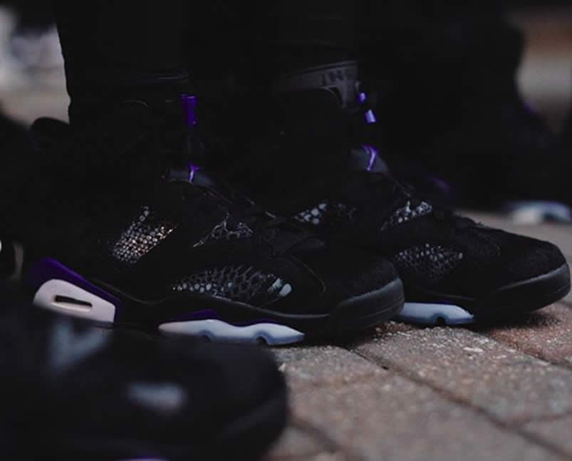 Social Status Air Jordan 6 Prm Pony Hair Black Cow Fur On Feet Ar2257 005 (1) - newkick.app