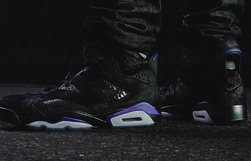 Social Status Air Jordan 6 Prm Pony Hair Black Cow Fur On Feet Ar2257 005 (2) - newkick.app