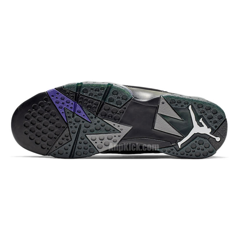 Air Jordan Retro 7 Ray Allen Pe Black And Purple 304775 053 (6) - newkick.app