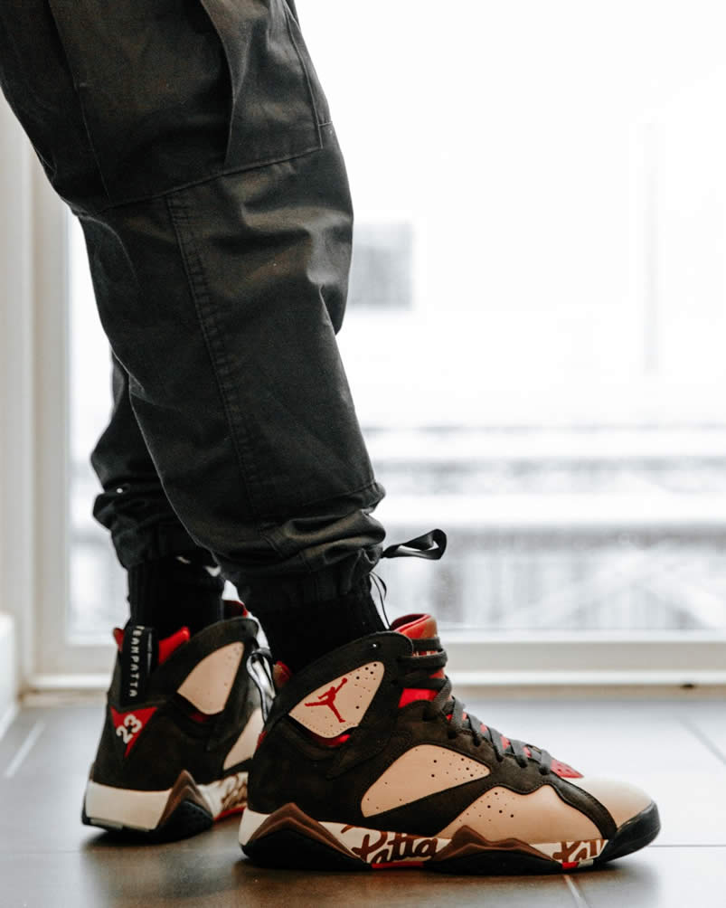 Patta Air Jordan 7 Og Sp Mahogany On Feet Price Release Date At3375 200 (1) - newkick.app