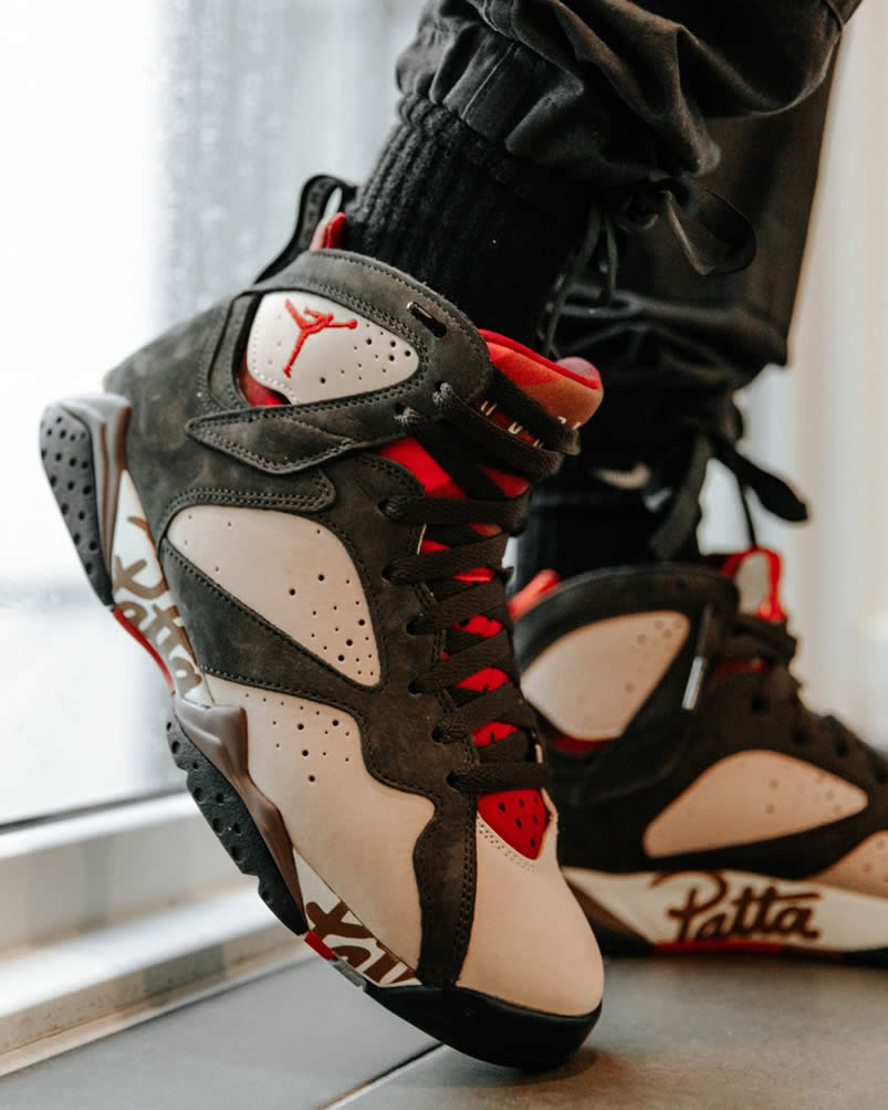 Patta Air Jordan 7 Og Sp Mahogany On Feet Price Release Date At3375 200 (2) - newkick.app