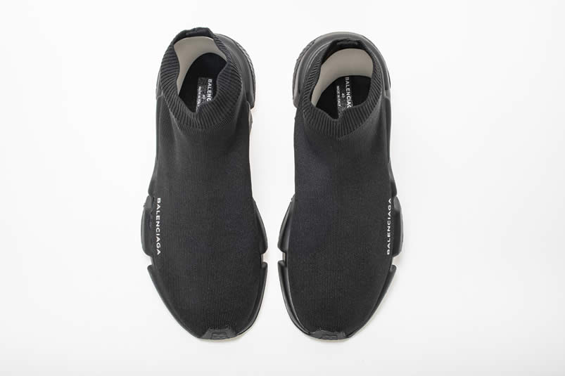 Balenciaga Shoes Like Socks Top Originals Speed Runners All Black 483502W05G0 Pics