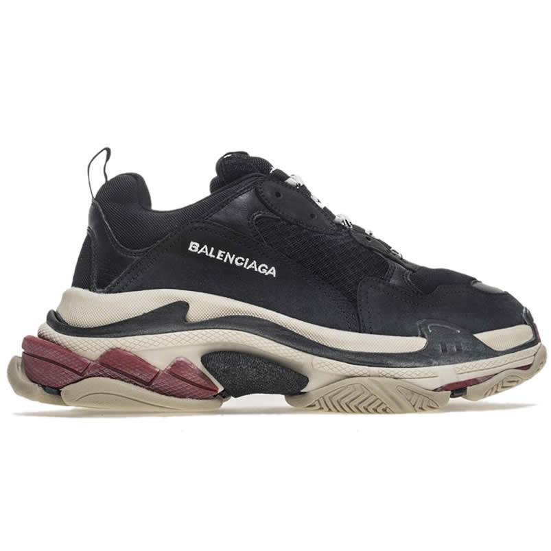 Balenciaga Triple S Sneakers Black Red Shoes 483513w06e1 1000 (2) - newkick.app