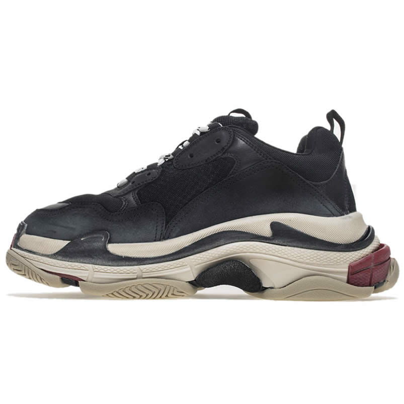 Balenciaga Triple S Sneakers Black Red Shoes 483513w06e1 1000 (4) - newkick.app