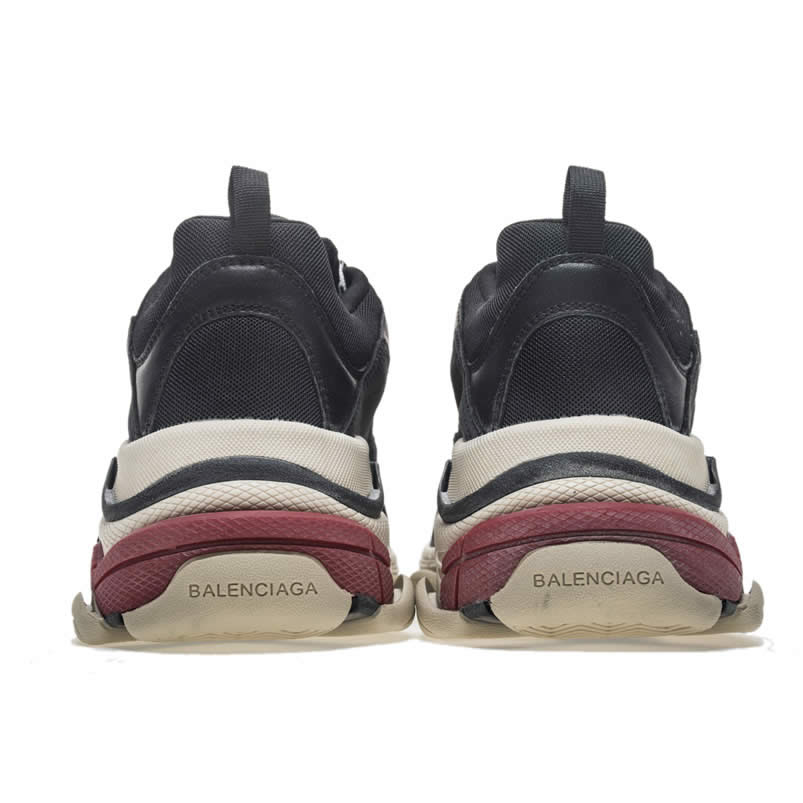 Balenciaga Triple S Sneakers Black Red Shoes 483513w06e1 1000 (5) - newkick.app