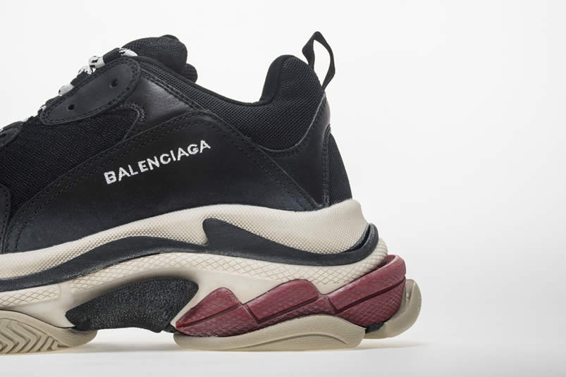 Balenciaga Triple S Sneakers Black Red Shoes 483513w06e1 1000 (9) - newkick.app