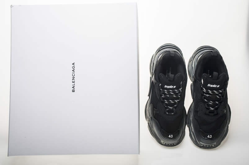 Balenciaga Triple S Sneakers Black Shoes 512176w09o1 1000 (35) - newkick.app