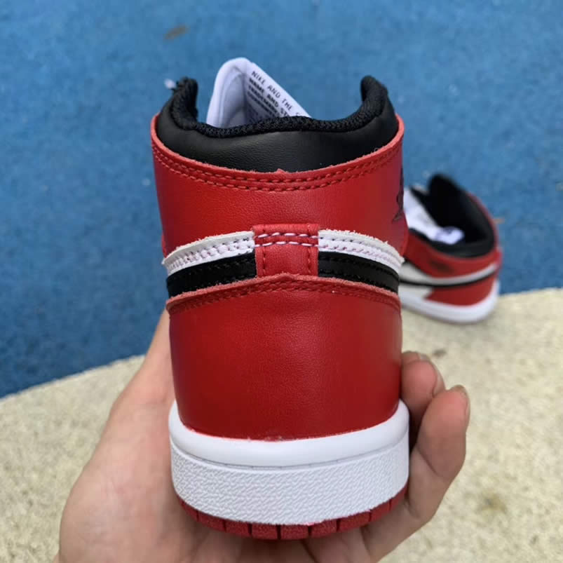 Kid Air Jordan 1 'Bred Toe' Shoes Sneakers Kids Sizes For Sale Pics