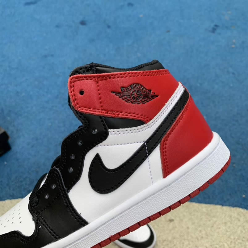 Kid Air Jordan 1 'Bred Toe' Shoes Sneakers Kids Sizes For Sale Pics