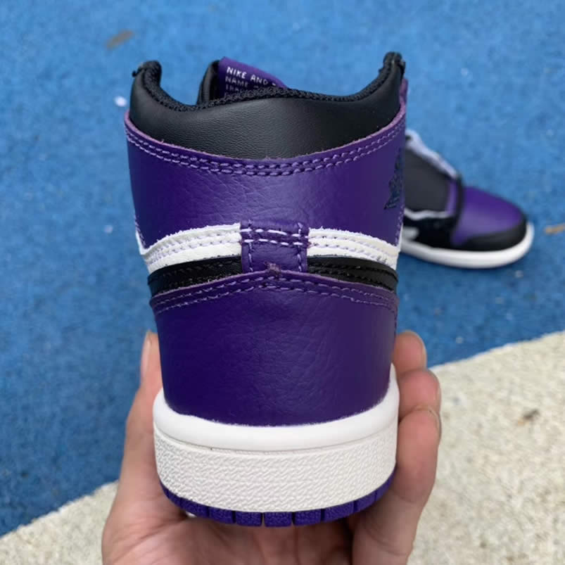 Kid Air Jordan 1 'Court Purple' Shoes Sneakers Kids Sizes For Sale Pics