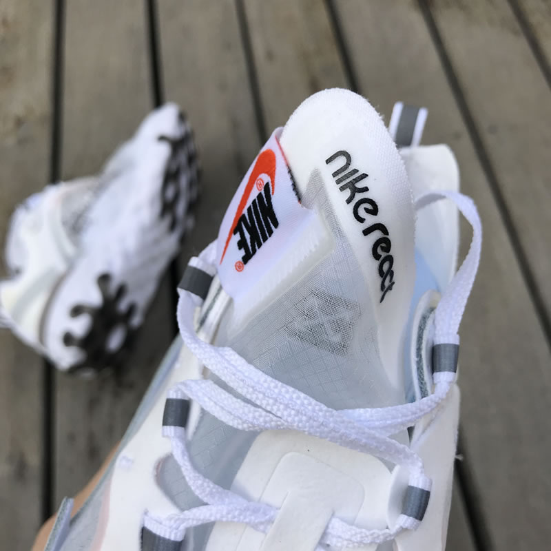 Off White x Nike React Element 87 White/Cone-Ice Blue AQ0068-100