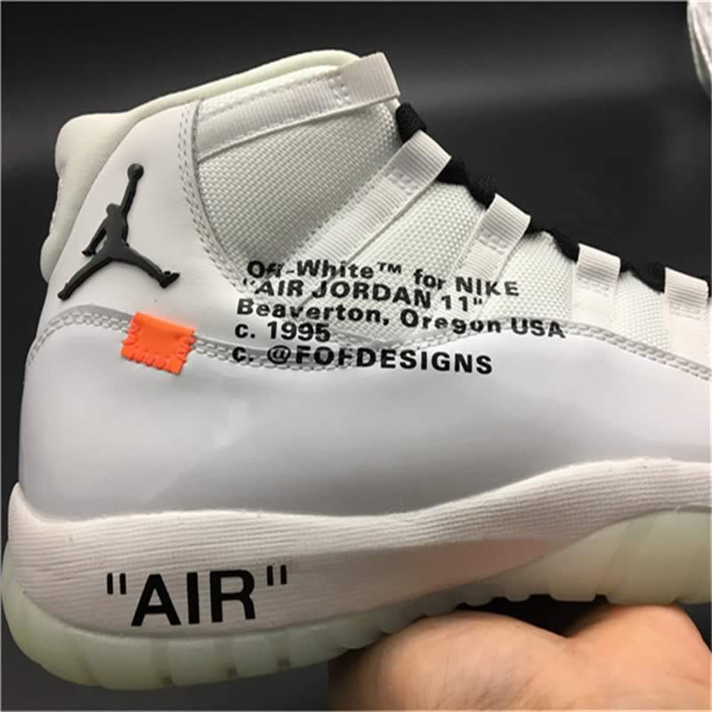 off white air jordan 11 aj11 all white customize shoes jordans detail images (1).jpg