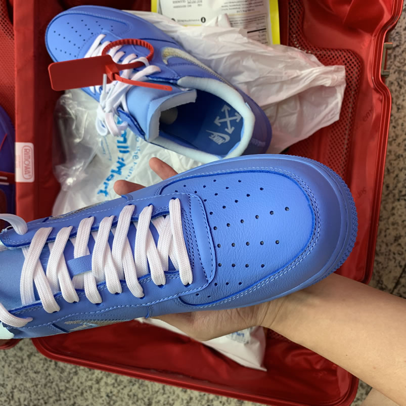 Off White Nike Air Force 1 Low Mca Blue For Sale Ci1173 400 (12) - newkick.app