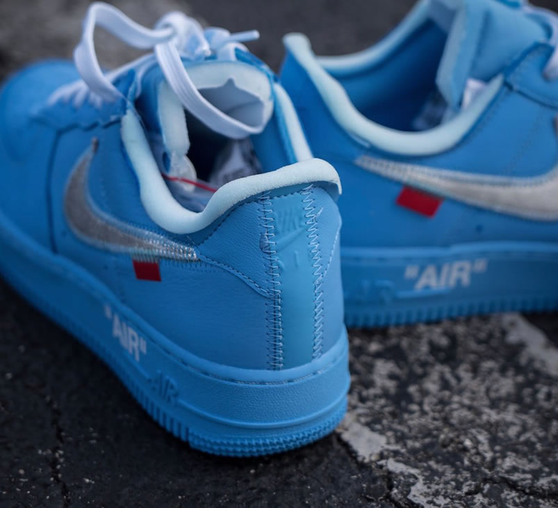 Off White Nike Air Force 1 Low Mca Blue For Sale Ci1173 400 (7) - newkick.app