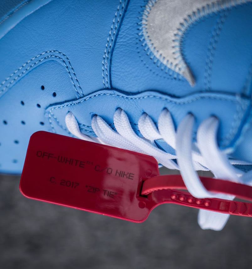 Off White Nike Air Force 1 Low Mca Blue For Sale Ci1173 400 (9) - newkick.app