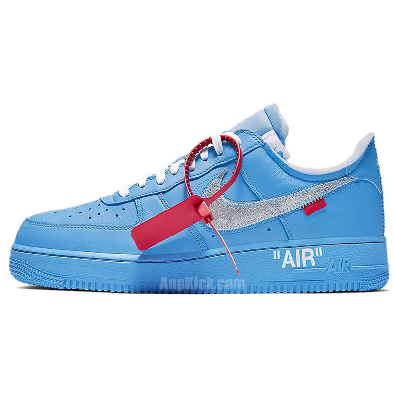 Off White Nike Air Force 1 Low Mca University Blue For Sale Ci1173 400 (1) - newkick.app