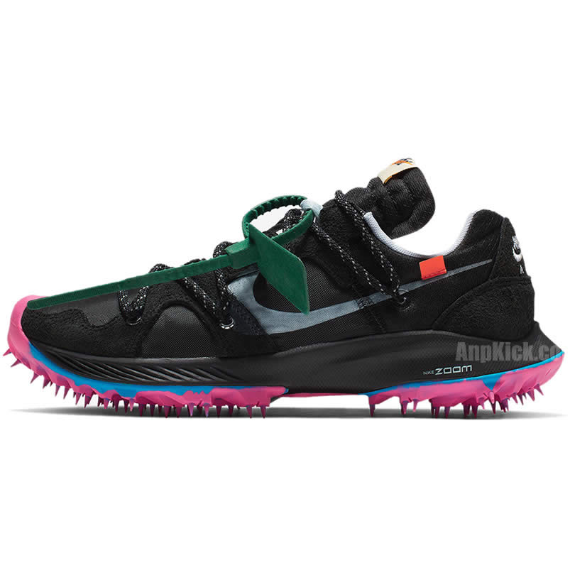 Off White Nike Zoom Terra Kiger 5 Black Pink Athlete In Progress Cd8179 001 (1) - newkick.app