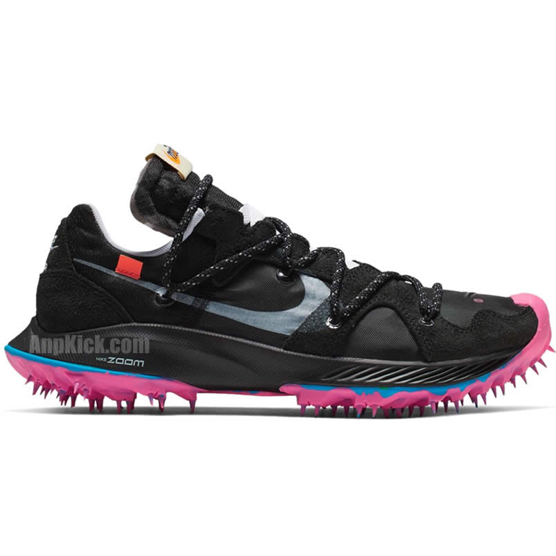 Off White Nike Zoom Terra Kiger 5 Black Pink Athlete In Progress Cd8179 001 (2) - newkick.app