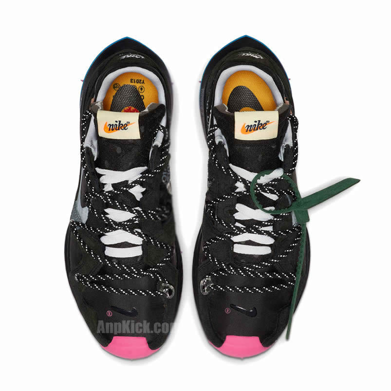 Off White Nike Zoom Terra Kiger 5 Black Pink Athlete In Progress Cd8179 001 (4) - newkick.app